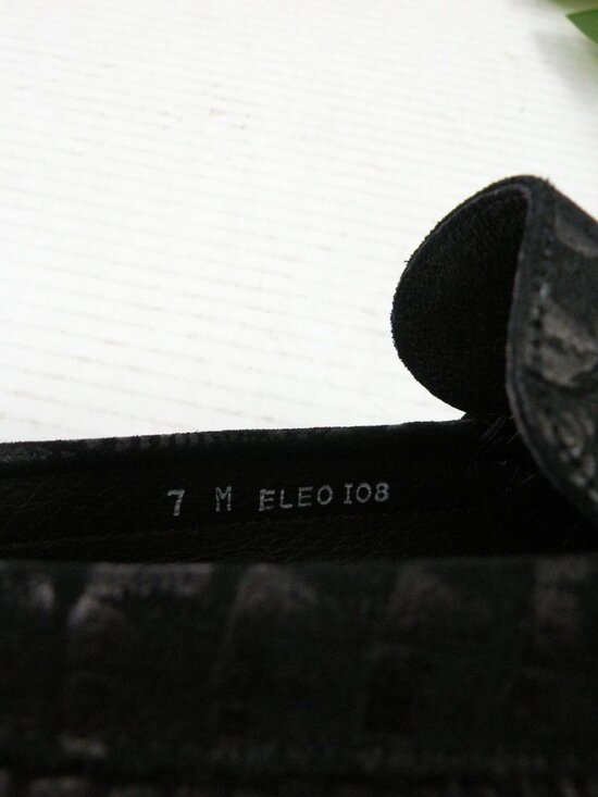 Worn Once! DONALD J PLINER ELEO SIZE 7 HORSEBIT MOC BLACK DRIVING LOAFERS main image 4